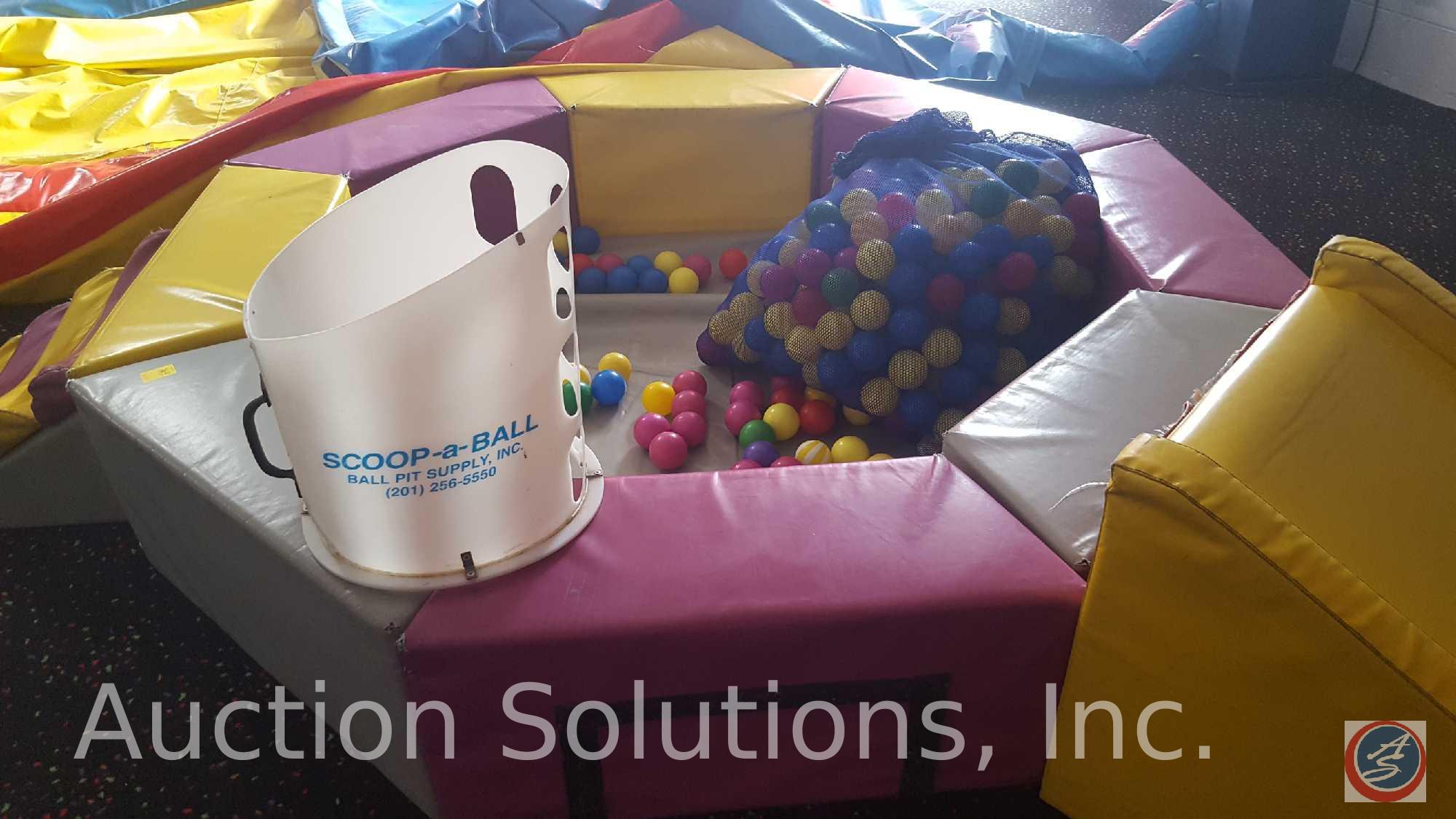 Toddler Padded Vinyl Ball Pit and Slide w/ Proxibid