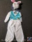 Easter Bunny Costume, Includes Head, Body, Pants, (1) Bunny Mitten, (2) White Gloves