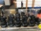 (5) Motorola CLS 1110 Walkie Talkies - (2) With Ear Pieces (2) Extra Charging Bases {{CONDITION MAY