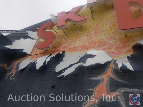 Metal Sheeting from Backdrop of Skate Daze Building Sign {{DOES NOT INCLUDE LETTERS}}