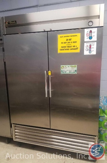 True Commercial 2-Door SS Refrigerator Model T-49