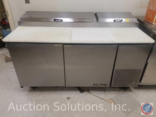 True TPP-67 67" Pizza Prep Table w Refrigerated Base, 115V