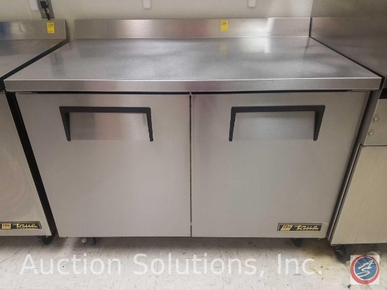 True TWT-48F Two-Solid Door Work Top Freezer