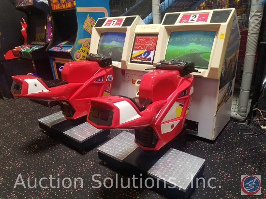 Namco Suzuka 8-Hours, 2-Player Model Suzuka 8-2 Equipped w/ Embed System Card Reader Scanner; Does