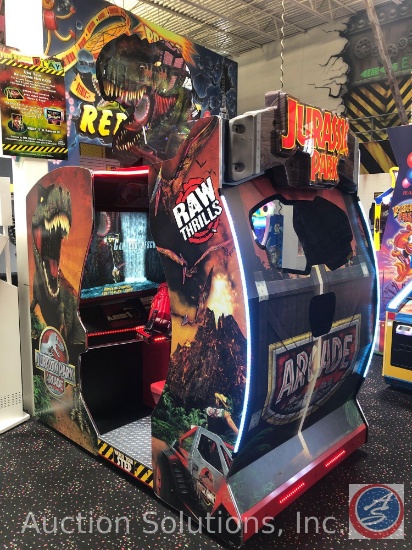 Jurassic Park Arcade 2 Player Game by Raw Thrills Inc. Serial Jurassic-2705 Equipped w/ Embed System