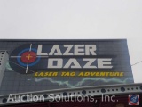 Large Lazer Daze Sign From Skate Daze Building 184