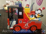 Woody Woodpecker Fire Engine Kiddie Ride 1914 Jolly Roger Amusement Rides LTD. Equipped w/ Embed