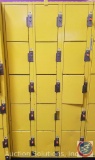 American Locker Security Systems Coin Operated Lockers, Five Tier Triple Wide, 15 Per Section 36