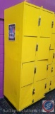 American Locker Security Systems Coin Operated Lockers, Double Wide, Four Tier, 8 Per Section 30