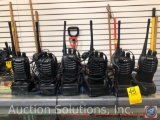 (6) Retevis Walkie Talkies - (4) With Ear Pieces (2) Extra Charging Bases