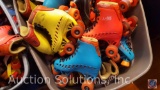 Assorted Sizes and Brands Roller Skates {{TOTE NO LID}}{{THESE SKATES ARE KNOWN TO HAVE MISSING OR