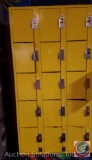 American Locker Security Systems Coin Operated Lockers, Five Tier Triple Wide, 15 Per Section 36