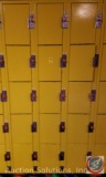 American Locker Security Systems Coin Operated Lockers, Five Tier Triple Wide, 15 Per Section 36