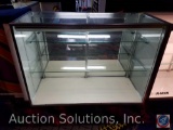 Light Up Glass Display Case with Shelf 47 1/2