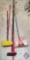 (2) Squeegees, (2) Car Washing Brushes, Telescoping Pole Washing Brush