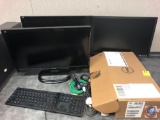 (2) View Sonic Monitors Model #VS16029, #VS15560, Dell Monitor Model #E207WFPc, Monitor Arm, Dell