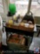 Assorted Candles and Holders, Wicker Basket, Assorted Romance Novels