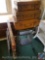 3 Decorative Suitcases Filled with Candles, Costco Vintage Step Stool, Vintage Dinner Tray, Tray