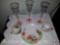 (3) Champagne Flutes, Nippon Sugar Dish and Creamer Jar and Decorative Plate