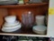 (6) Correlle Bowls, (5) Saucers, (8) Salad Plates, (8) Dinner Plates, Platter, (9) Glass Salad