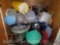 Assorted Utensils, Turkey Baster, Knife Sharpener, Wine Openers, Measuring Spoons, Strainers, Pots,
