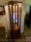 Curio Cabinet {{PUPPY CHEW DAMAGE AT BOTTOM, MAGNETIC LATCH BROKEN}}, 17