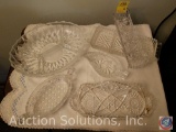 Glass Relish and Nut Trays