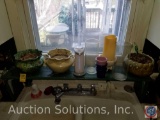 Over Sink Shelf, Planters, Motion Sensor Soap Dispenser