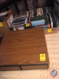 Assorted DVD's, VHS Tapes, VHS Storage