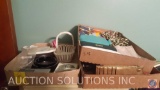 Assorted Wallets, Eyeglasses with Cases, Small Cinch Sack Bags, FM/MW/SW 11 Band Receiver Radio,