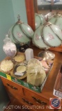 (2) Bedside Lamps, Candles, More