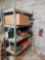 Four Tier Metal and Pressed Wood Shelving Unit 48 1/2