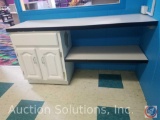 Counter, Two Shelves, Cupboard {{BUILT IN, BUYER MUST REMOVE}}