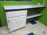 Counter, Two Shelves, Cupboard {{BUILT IN, BUYER MUST REMOVE}}