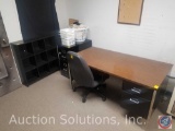 Wooden/Metal Office Desk 60