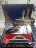 Assorted Drywall Tools in Case