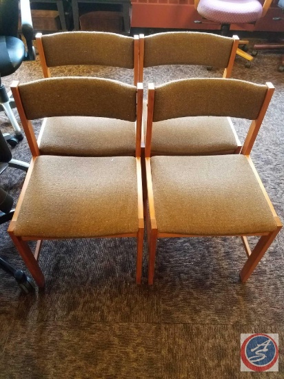 {{4XBID}} (4) D-Scan Office Chairs