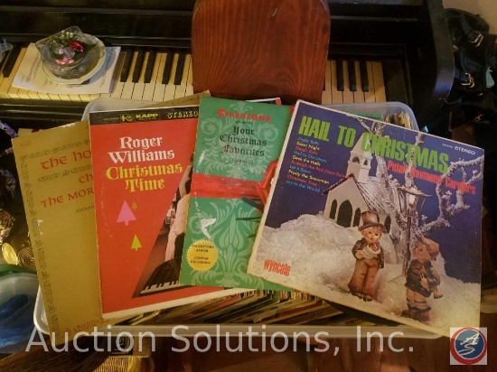 Assorted Records including Titles Such As: Three Little Pigs, Mary Poppins, Addition and