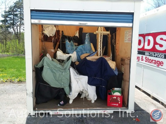 Complete Contents of 92 x 92'' Storage Pod 36VX. A $50 Refundable Clean-Out Deposit is Required. Pod
