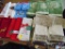 Selection of Embroidered Holiday Hand Towels and Dish Towels