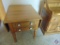 Drop-Leaf End Table w/ Two Drawers 21 x 25 x 22 in. [37 in. w/ Sides Open] (Matches Lot 243)