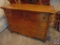 Vintage Oak 4- Drawer Dresser w/ Mirrored Top (Missing the Mirror) Key is Not Included. Appears