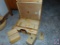 Wooden Briefcase 17x13x4 in. Square Butter Pat Former, and an Oak Recipe Card Holder