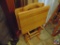 (3) Wooden TV Trays w/ Stand