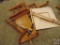 (2) Easels, an Art Table, T Squares and a Music Stand