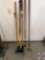 (4) Hoses, Foot Chopper, Rake and a Car Wash Hose Head