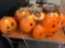 Thanksgiving Pumpkin Soup Tureen, a Covered Relish Dish, and (3) Lighted Halloween Pumpkins, and