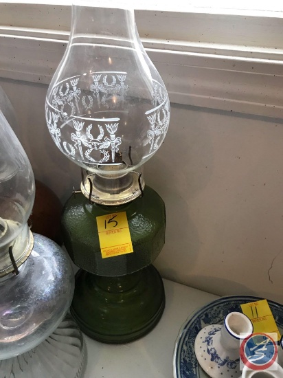 (3) Lanterns, One is Electric and Two are Oil