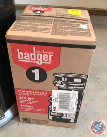 Badger NIB 1/3 Hp Garbage Disposal