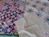 Collection of (3) Hand Quilted Vintage Quilts